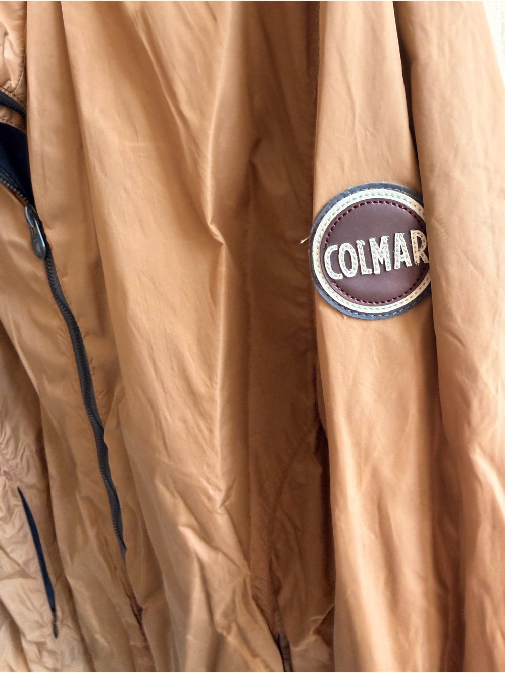 COLMAR Originals Men's Light Brown Windbreaker / Rain Jacket - Size 52 - Picture 3 of 6